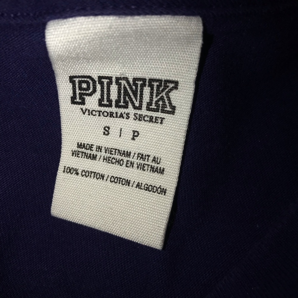 PINK Victoria Secrets Sequin Long Sleeve T-shirt - Picture 4 of 5